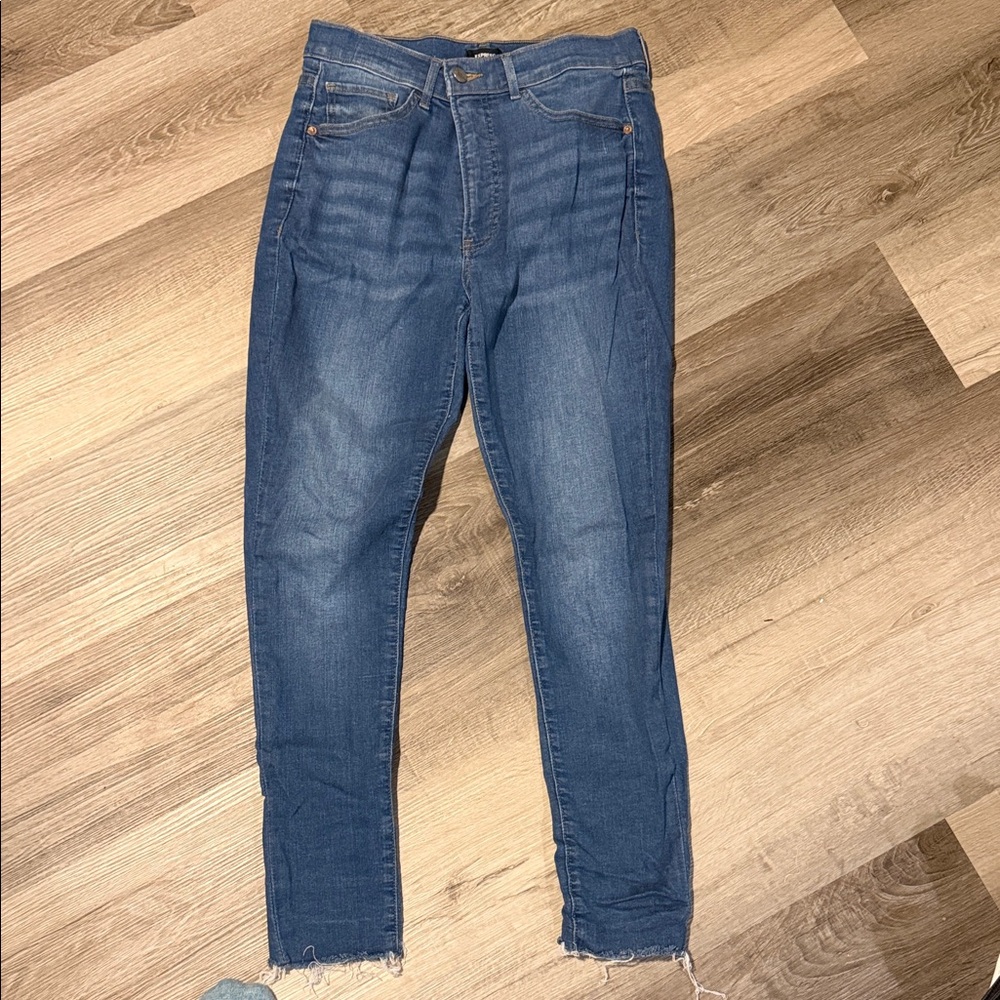 Express skinny high rise hyper stretch jeans size 8R
